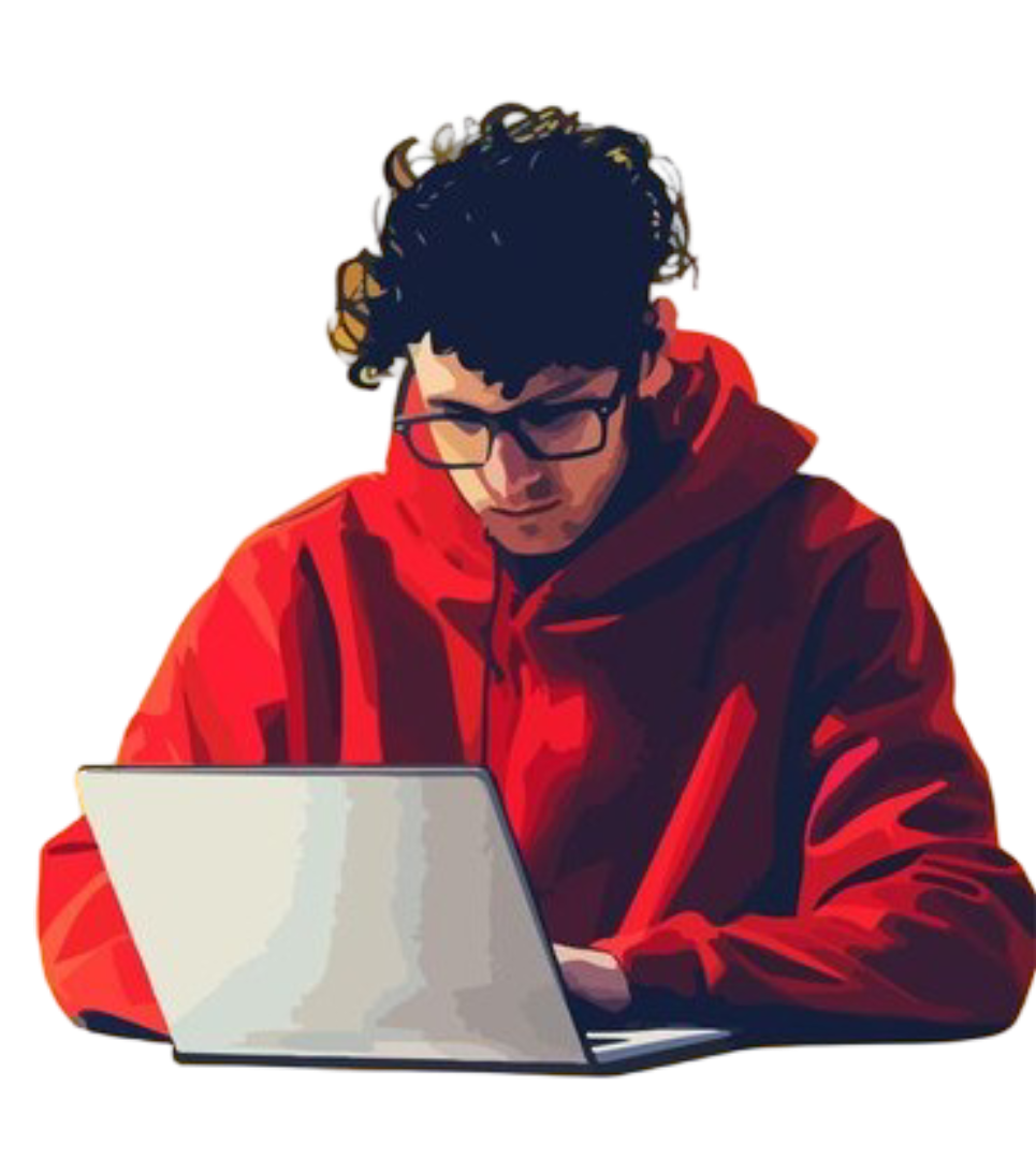 Blog website illustration