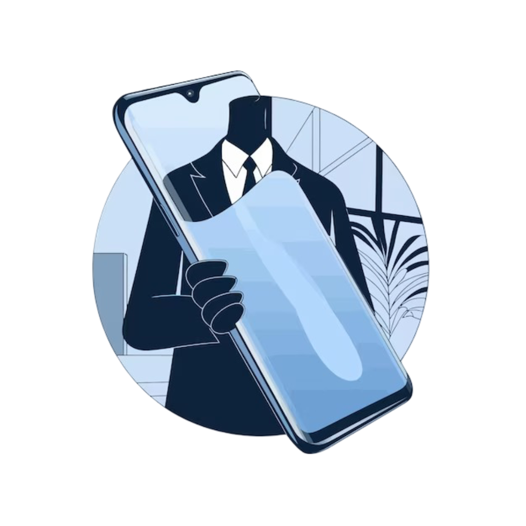 Anonymous Messenger App illustration